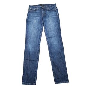 Joes Jeans Straight Leg Classic‎ Mid Rise Dark Blue Denim Stretch 26